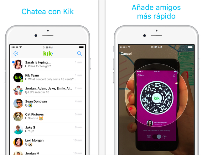 conectar a traves de kik