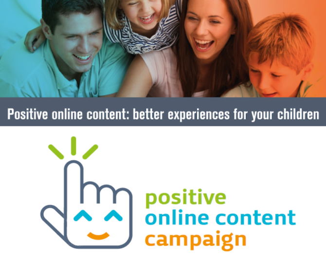 La vida digital de tus hijos empieza contigo. ¡Súmate a #positivecontent!