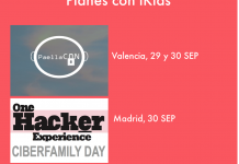 ¿Estás en Valencia o Madrid? Te propongo un #planconniños ciberseguro ;)